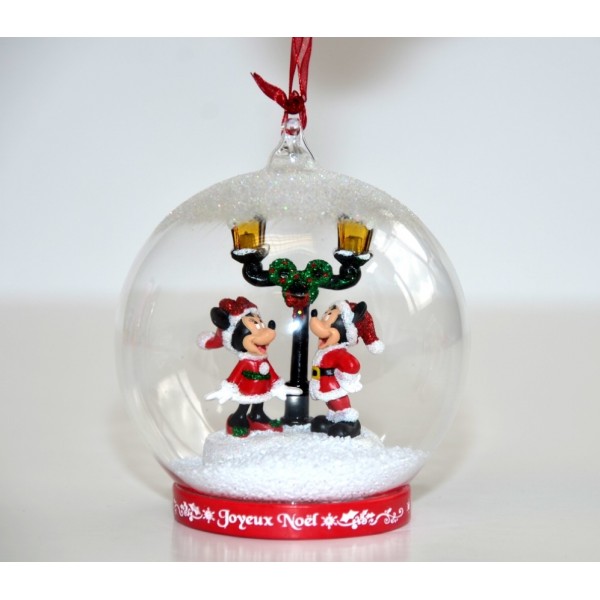 Disney Mickey and Minnie Light-up Christmas Bauble